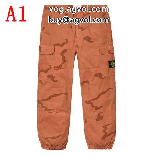 2022 シュプリーム コピー 今からの季節にピッタリ！ チノパン  Supreme Stone Island Camo Cargo Pant SUPREMEコピー 2色可選 