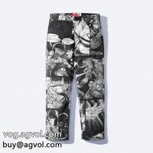 チノパン Sup &times; The Crow Regular Jean 2022 シュプリーム コピー 大人気再登場 SUPREMEコピー 