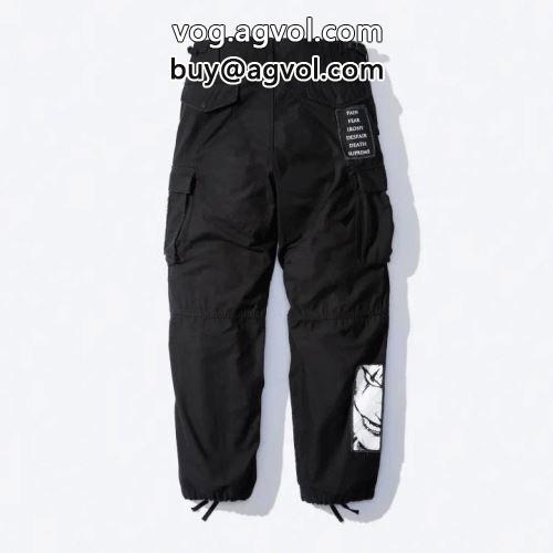 重宝するアイテム 2022 シュプリーム コピー 数に限りがある SUPREMEコピー Sup &times; The Crow Cargo Pant 2色可選