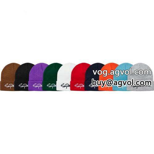 Supreme &times; Classic Script Beanie  多色可選 SUPREMEコピー ニットキャップ 2022 シュプリーム コピー
