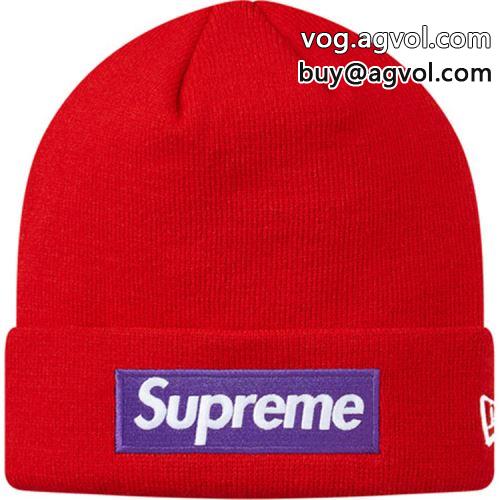 追跡あり☆入手困難!! 2022 シュプリーム コピー Supreme &times; New Era Box Logo Beanie   多色可選 SUPREMEコピー 帽子/キャップ