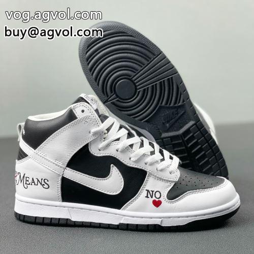 2022 SUPREMEコピー ハイプ ランニングシューズ Supreme x Nike SB Dunk シュプリーム コピー