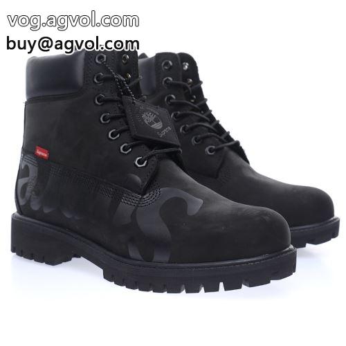ランニングシューズ 2022 SUPREMEコピー  Supreme&times;Timberland 6 Inch Leather Boots