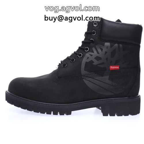 ランニングシューズ 2022 SUPREMEコピー  Supreme&times;Timberland 6 Inch Leather Boots