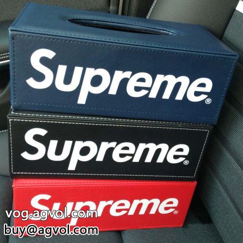 高品質 レザー シュプリーム コピー 2022 SUPREMEコピー 3色可選  ティッシュ箱 