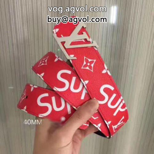 2022 シュプリーム コピー SUPREMEコピー ベルト 風合いが出る LVxSupreme 2色可選  