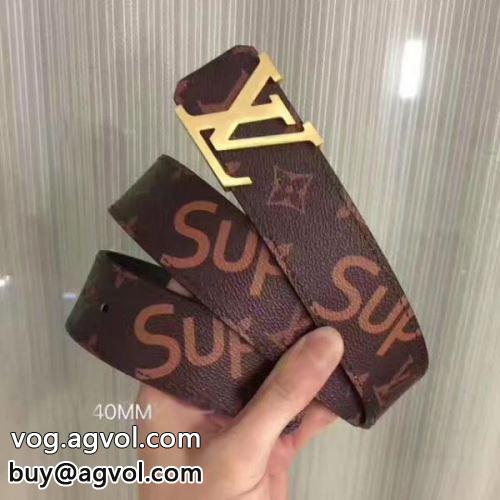2022 シュプリーム コピー SUPREMEコピー ベルト 風合いが出る LVxSupreme 2色可選