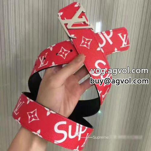 2022 シュプリーム コピー SUPREMEコピー ベルト 風合いが出る LVxSupreme 2色可選