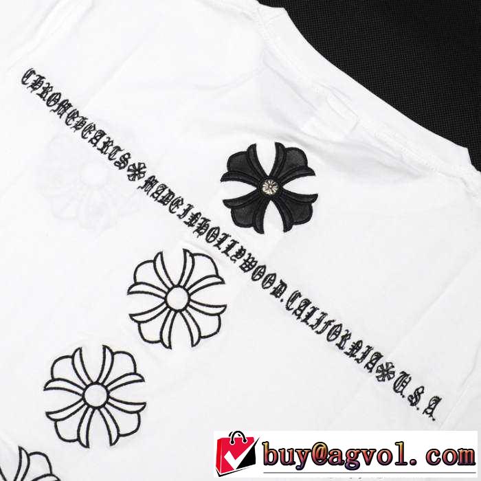 大人気　 2015 CHROME HEARTS クロムハーツ 半袖Tシャツ 2色可選