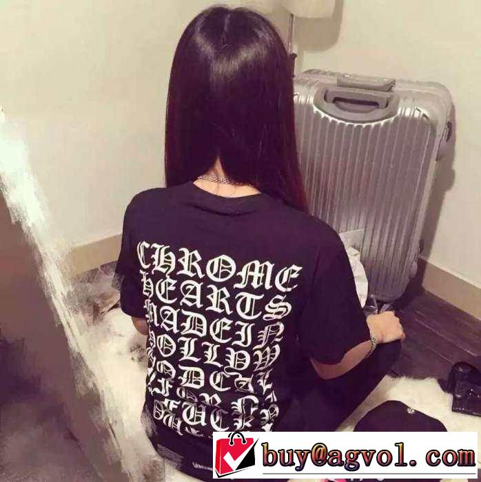 激安 2015 CHROME HEARTS クロムハーツ 半袖Tシャツ 2色可選