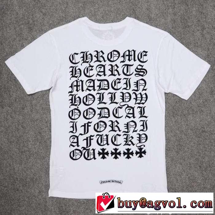 激安 2015 CHROME HEARTS クロムハーツ 半袖Tシャツ 2色可選
