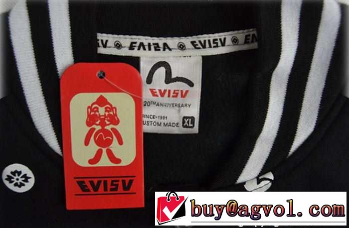 値下げるブランド 2015秋冬 evisu エヴィス 野球ウェア ドット柄　素敵なパーカー