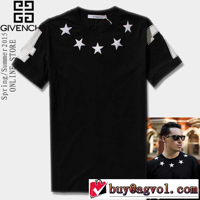 魅力的　2015春夏  GIVENCHY ジバンシー 男女兼用 半袖Tシャツ 2色可選