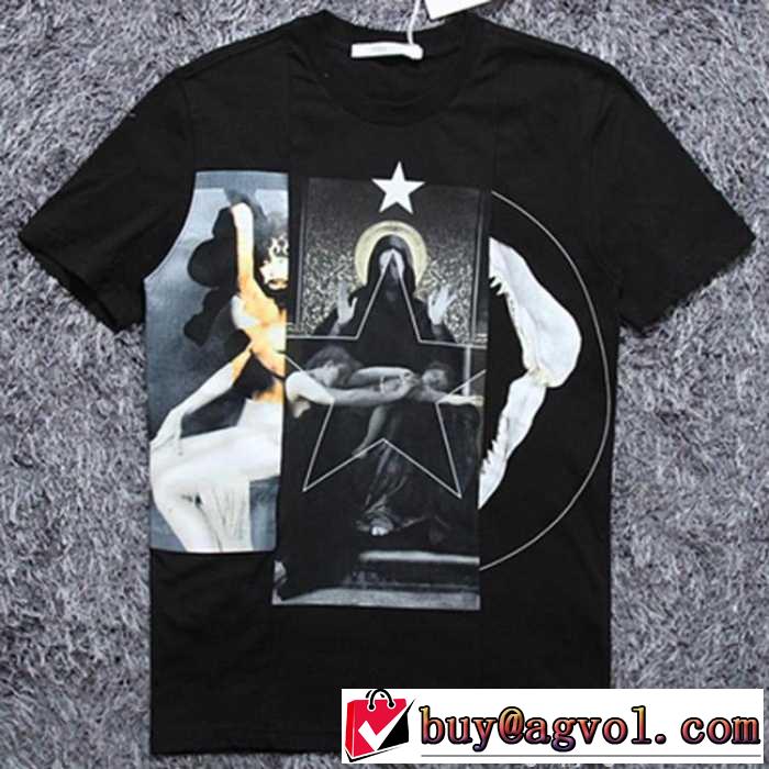 お洒落な　2015春夏  GIVENCHY ジバンシー 半袖Tシャツ 男女兼用