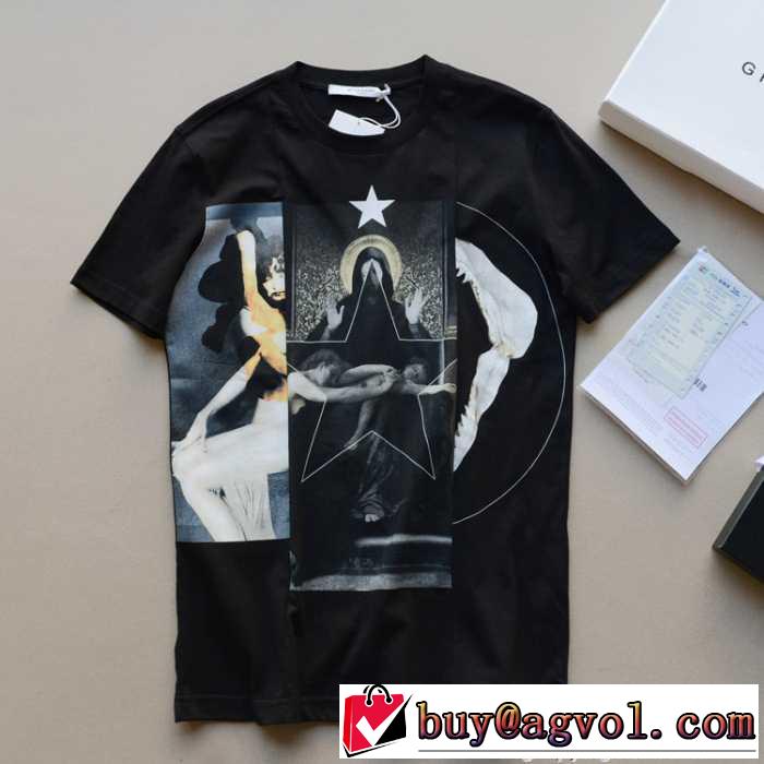 お洒落な　2015春夏  GIVENCHY ジバンシー 半袖Tシャツ 男女兼用