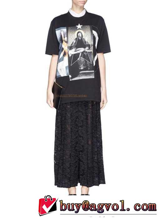 お洒落な　2015春夏  GIVENCHY ジバンシー 半袖Tシャツ 男女兼用