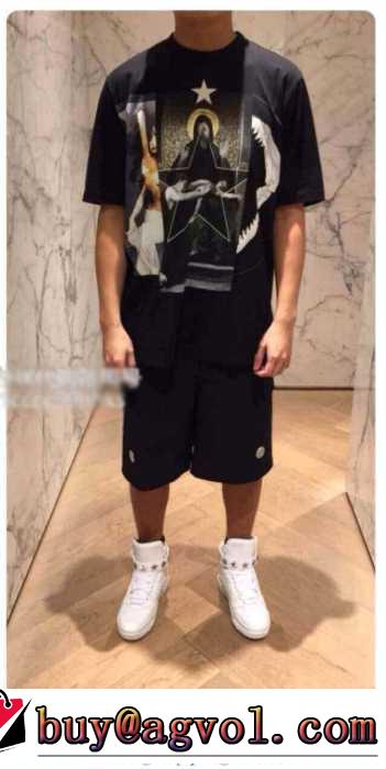お洒落な　2015春夏  GIVENCHY ジバンシー 半袖Tシャツ 男女兼用
