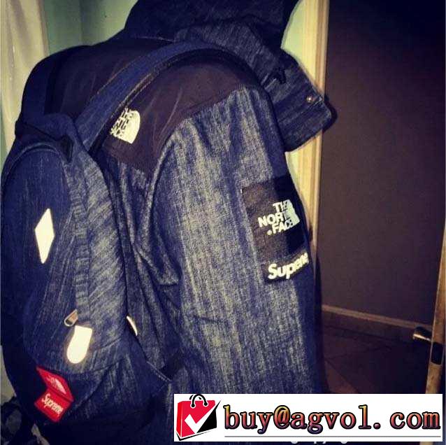 値下げる商品 2015秋冬 SUPREME シュプリーム デニム 便利性ある　バックパック
