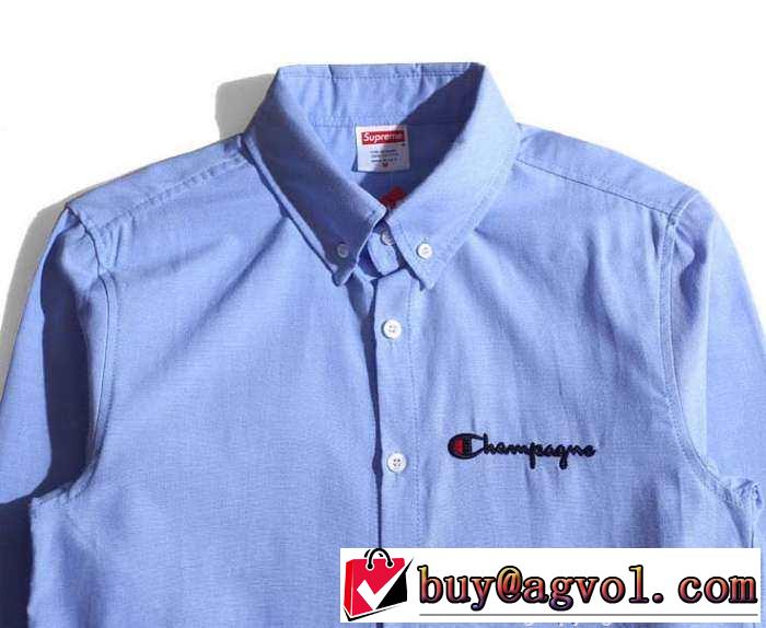 キレイ目スタイル 2015秋冬 SUPREME シュプリーム オックスフォード 人気販売　長袖シャツ 2色可選