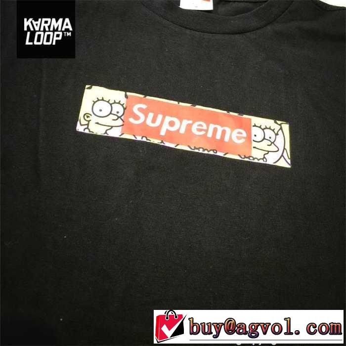 美品　SALE開催 2015春夏 SUPREME シュプリーム 半袖Tシャツ 2色可選