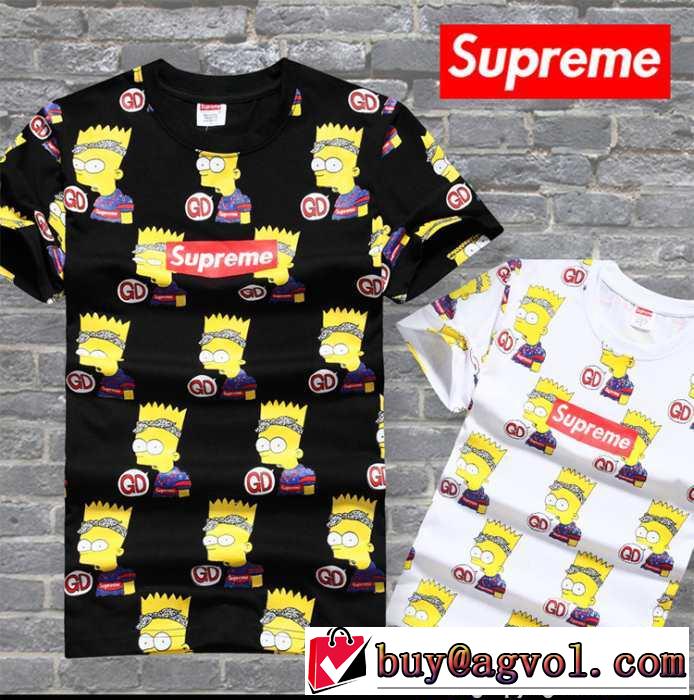 やすい　2015春夏 SUPREME シュプリーム 半袖Tシャツ 2色可選
