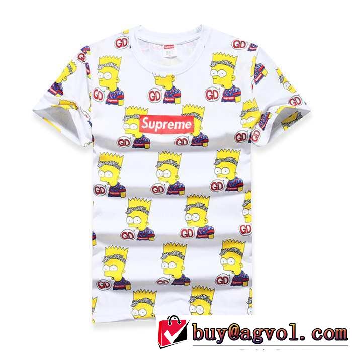 やすい　2015春夏 SUPREME シュプリーム 半袖Tシャツ 2色可選