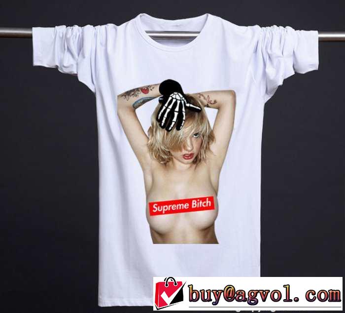 2015 綺麗　 SUPREME シュプリーム 雰囲気抜群　半袖Tシャツ