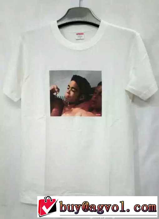 美品　2015  SUPREME シュプリーム ファション　半袖Tシャツ 2色可選