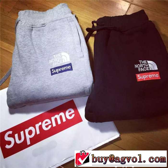 着心地の良さを兼ね備えた　 2015秋冬 SUPREME シュプリーム トレパン 人気販売　スポーツパンツ 2色可選