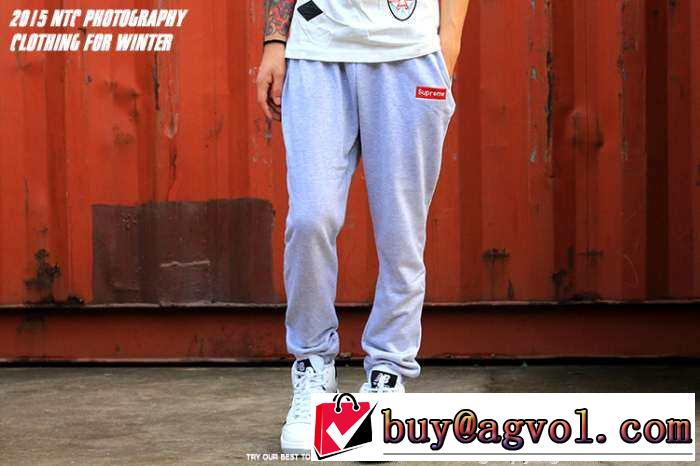 活躍するイメージの　 2015秋冬 supreme シュプリーム魅力的 スポーツパンツ 2色可選