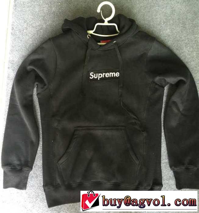 抜群の雰囲気が作れる!  2015秋冬  SUPREME シュプリーム パーカー 帽子付け　2色可選