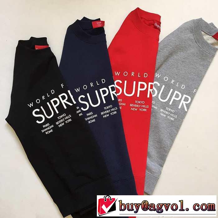  爆買い  2015秋冬 SUPREME シュプリーム プルオーバーパーカー 4色可選