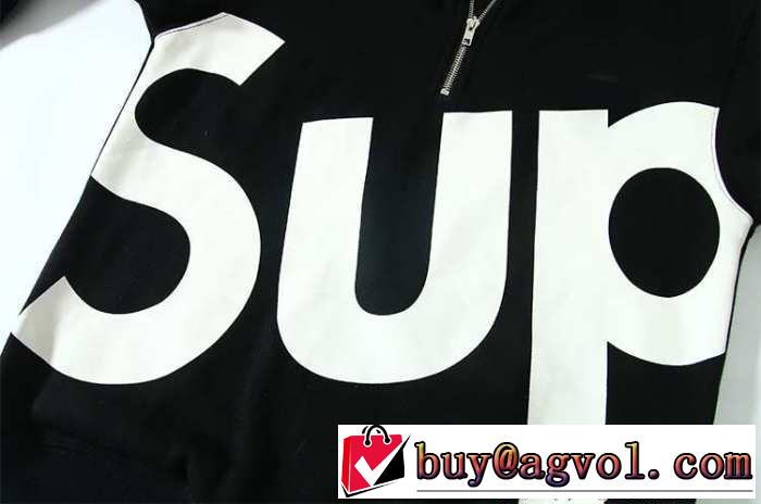 着心地抜群！ 2015秋冬 SUPREME シュプリーム ジップパーカー スタンドネック 5色可選