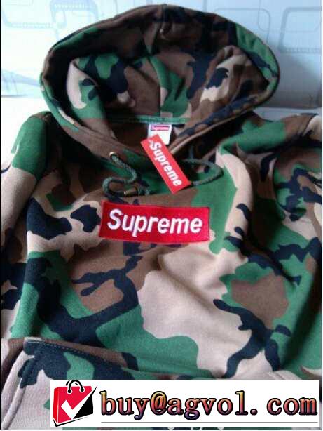 完売品　2015秋冬 SUPREME シュプリーム　お洒落 パーカー