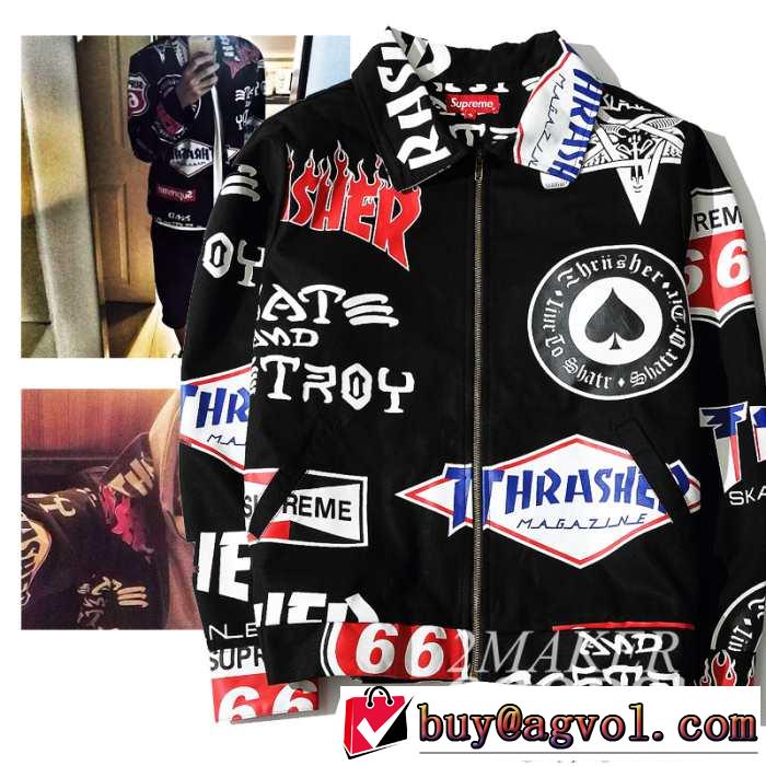 快適な着心地に 2015秋冬 SUPREME シュプリーム 活躍　ブルゾン 2色可選