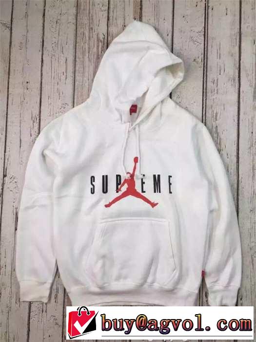 完売品　2015秋冬 Supreme x Air Jordan　耐久性ある プルオーバーパーカー 男女兼用 3色可選