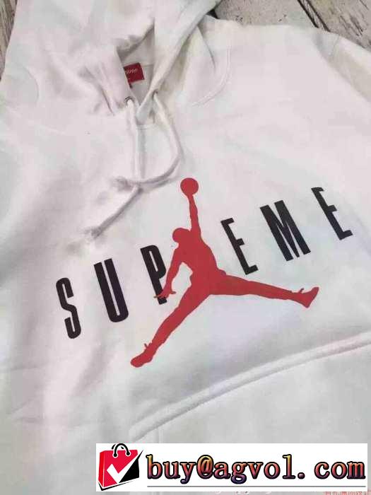 完売品　2015秋冬 Supreme x Air Jordan　耐久性ある プルオーバーパーカー 男女兼用 3色可選