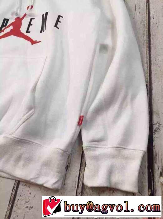 完売品　2015秋冬 Supreme x Air Jordan　耐久性ある プルオーバーパーカー 男女兼用 3色可選