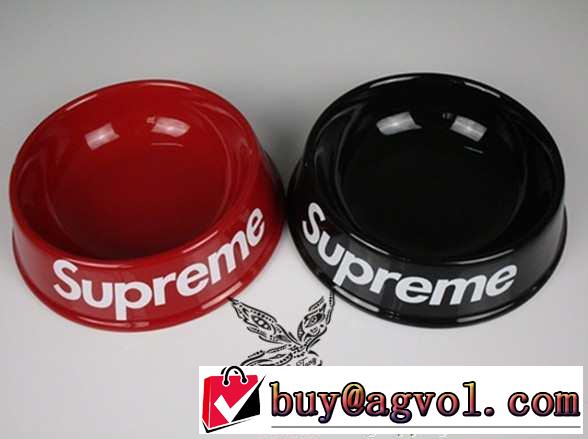 新作 2015 SUPREME シュプリーム 簡単なペット食器 2色可選