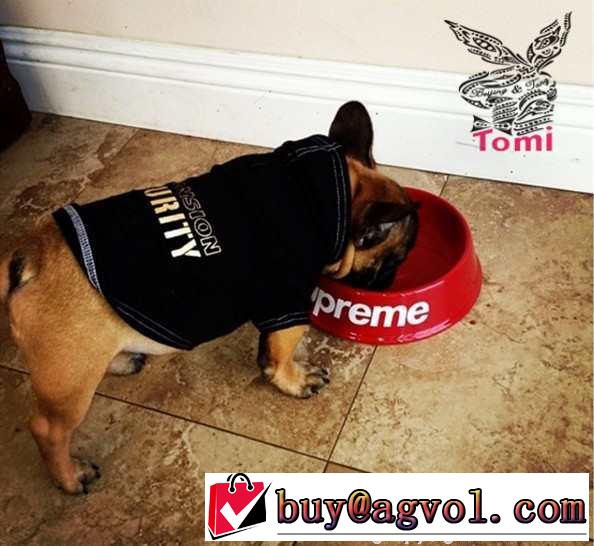 新作 2015 SUPREME シュプリーム 簡単なペット食器 2色可選