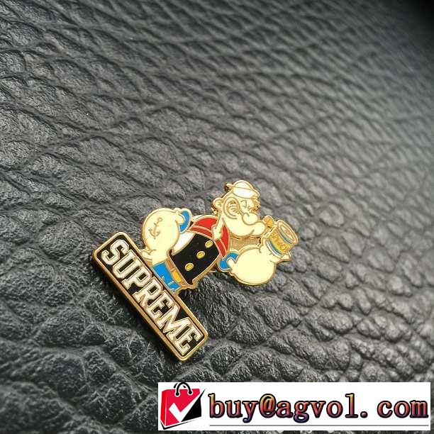 2015 美品　 SUPREME シュプリーム ブローチ 激安販売　バッチ ピン 2色可選