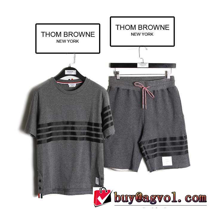 SALE開催 2015　半袖ティーシャツ セットアップ上下 トムブラウン THOM BROWNE
