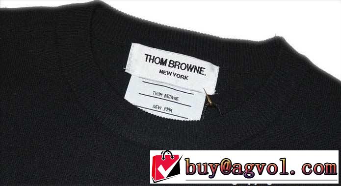 素肌に優しい　 2015秋冬 THOM BROWNE トムブラウン 値下げる　ニット 3色可選