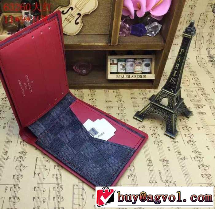 プレゼントに　秋冬 louis vuitton ルイ ヴィトン 魅力的な短財布 3色可選