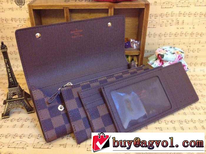 実用性も高く秋冬 louis vuitton ルイ ヴィトン 上質なレザーの長財布 カードケース シンプル 2色可選