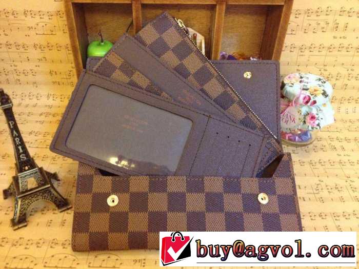実用性も高く秋冬 louis vuitton ルイ ヴィトン 上質なレザーの長財布 カードケース シンプル 2色可選
