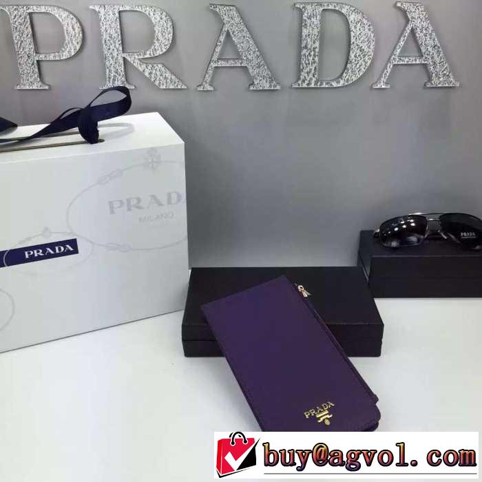 プレゼントに　秋冬 PRADA プラダ カードケース　高品質やシンプル 5色可選