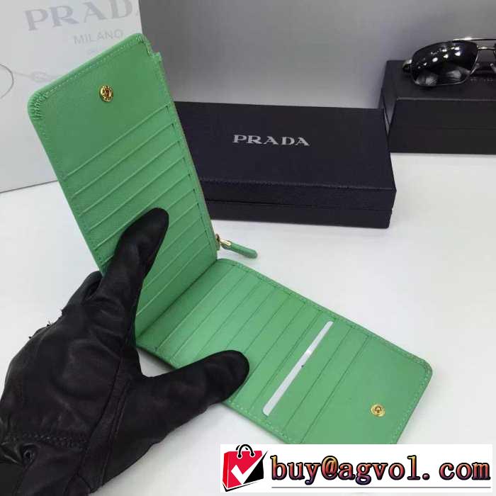 プレゼントに　秋冬 PRADA プラダ カードケース　高品質やシンプル 5色可選