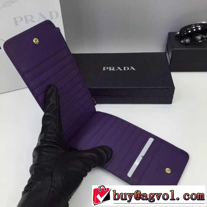 プレゼントに　秋冬 PRADA プラダ カードケース　高品質やシンプル 5色可選