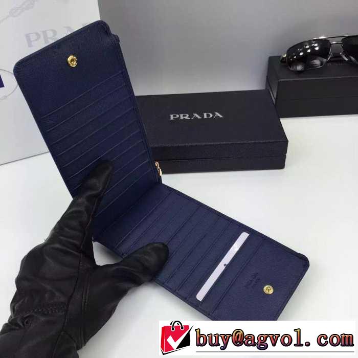 プレゼントに　秋冬 PRADA プラダ カードケース　高品質やシンプル 5色可選